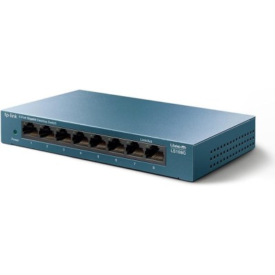 TP-Link LS108G Switch Unmanaged Gigabit Ethernet 8 Porte 