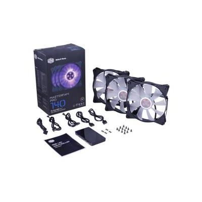 Cooler Master Kit MasterFan Pro 140 Air Flow PWM RGB con controller RGB