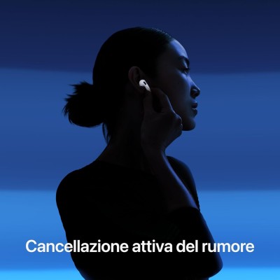 Apple AirPods 4 Auricolari Bluetooth Cancellazione attiva del rumore USB-C Bianco