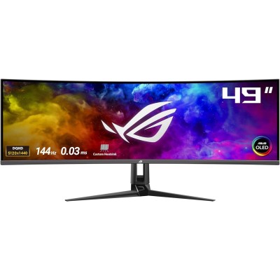 ASUS ROG Swift PG49WCD Monitor Curvo 49" OLED 144Hz 4.5K 0,03ms HUB USB HDMI