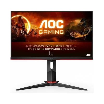 AOC Q24G2A Monitor 23.8" IPS 165Hz QHD 1ms Multimediale FreeSync HDMI/DP