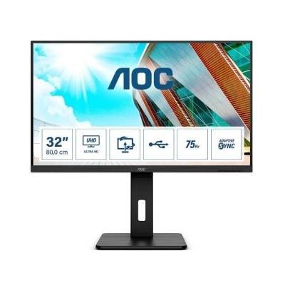 AOC U32P2CA Monitor 32" VA 60Hz 4K 4ms Pivot Multimediale HUB USB HDMI/DisplayPort/USB/USB-C