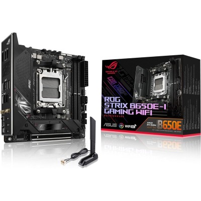 Asus ROG Strix B650E-I Gaming Wi-Fi AMD B650 2*DDR5 2*M.2 2*SataIII sk AM5 HDMI/DisplayPort mini-ITX