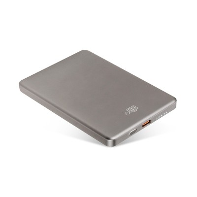 Power Bank Wireless Magnetico Premium 5000 mAh Power Mag Grigio