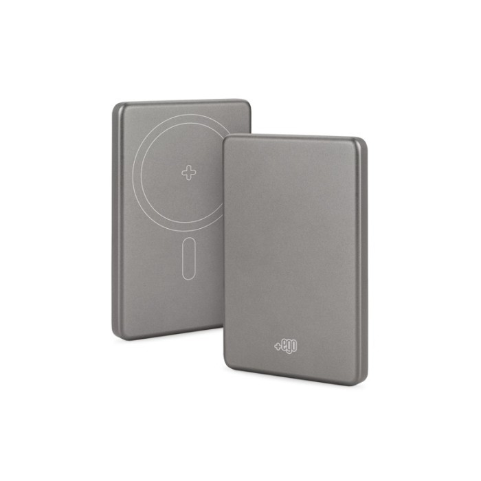 Power Bank Wireless Magnetico Premium 5000 mAh Power Mag Grigio