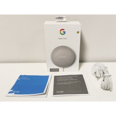 Google Nest Mini 2° generazione altoparlante color grigio chiaro (gesso)