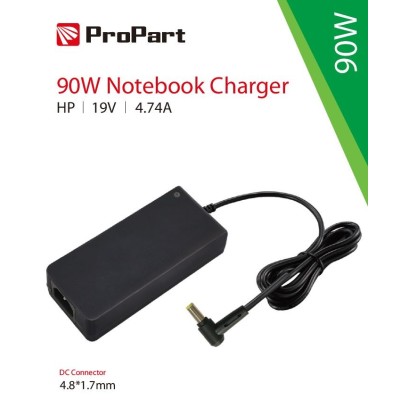 Alimentatore Notebook HP 90W 19V 4.47A 4.8*1.7mm