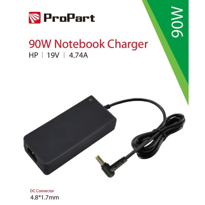 Alimentatore Notebook HP 90W 19V 4.47A 4.8*1.7mm