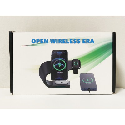 Alimentatore Wireless 3 in 1 OPEN WIRELESS ERA bianco