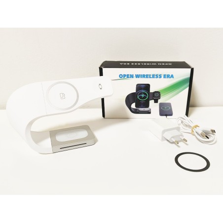 Alimentatore Wireless 3 in 1 OPEN WIRELESS ERA bianco