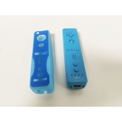 Nintendo Wii azzurra serigrafata Super Mario