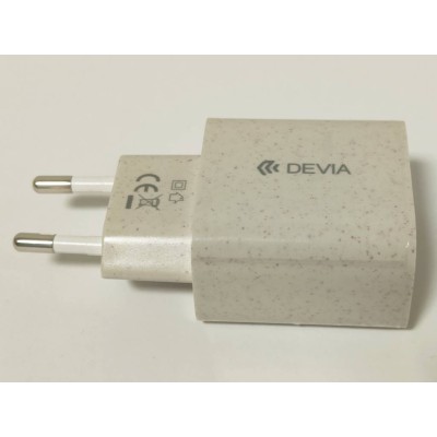 Caricabatteria in Fibra di Paglia 20W PD Quick Charger Type-C