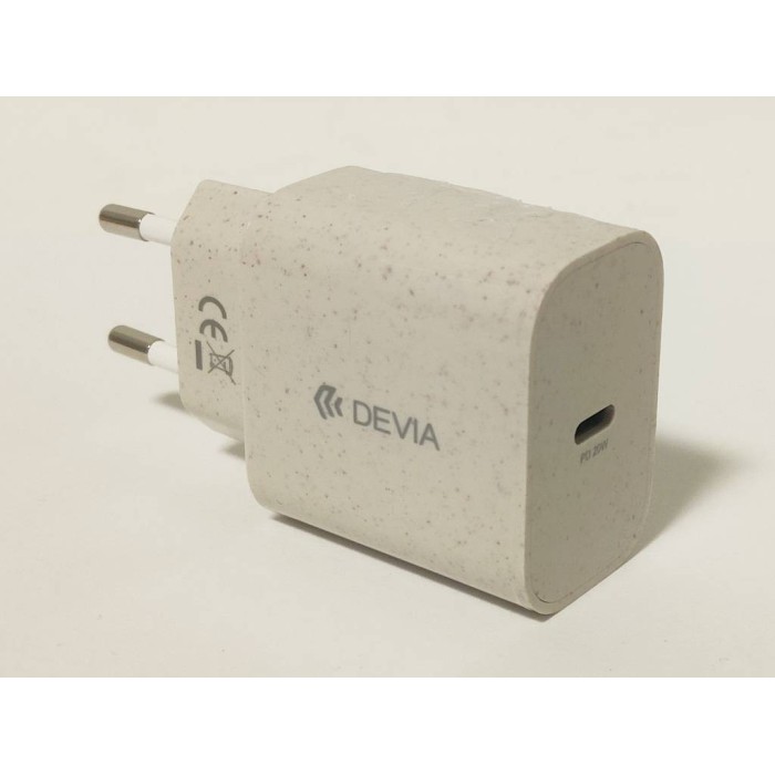 Caricabatteria in Fibra di Paglia 20W PD Quick Charger Type-C