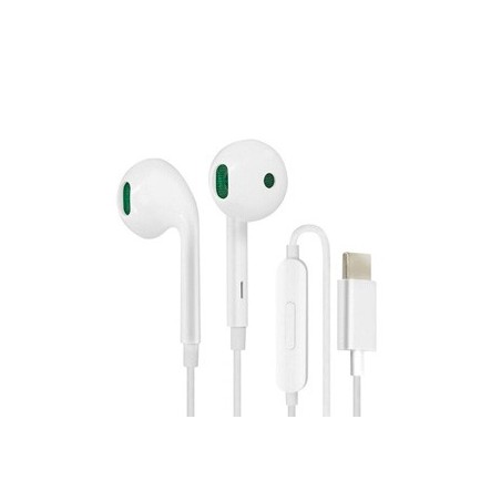 Auricolare Stereo Type-C + Microfono + Tasto risposta White **Bulk** Oppo