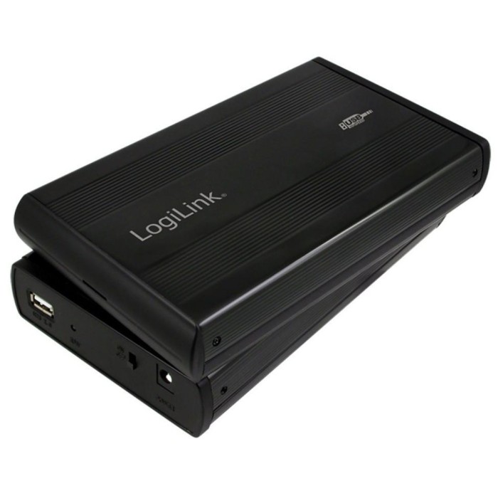 Logilink Case Esterno per HDD 3,5", USB2.0, SATA, Nero IDE