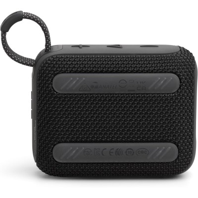 JBL GO 4 Speaker Bluetooth Portatile, Altoparlante Wireless Waterproof e Resistenza alla Polvere IP67 Nero