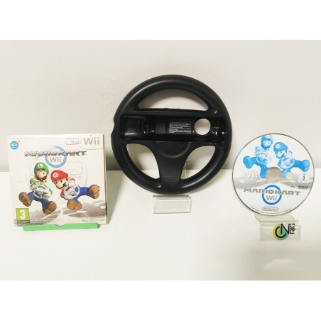 Gioco Nintendo Wii - Mario Kart con volante nero