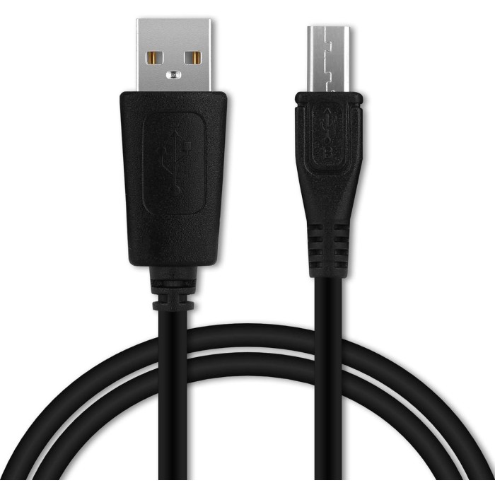 Cavo USB del Tipo Micro-USB 1A Langer Stecker Compatibile con Blackview  1m in PVC Nero