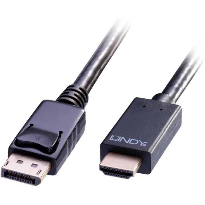 Cavo DisplayPort HDMI 1.4, 0.5 Metri, Cavetto Display Port 1.2 4K 4096x2160@30Hz 10.2G