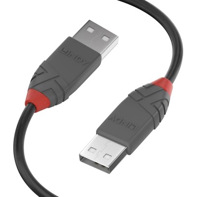 LINDY CAVO USB 2.0 TIPO A/A ANTHRA LINE, 2M USB-USB