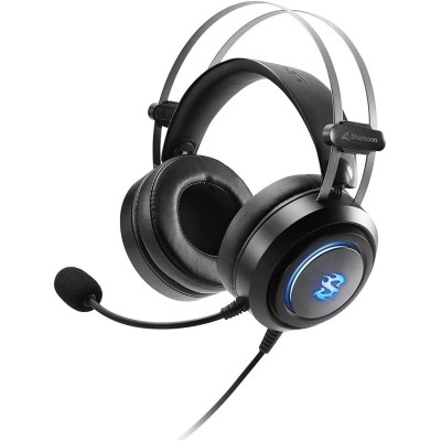 SHARKOON Skiller SGH30 CUFFIE STEREO GAMING HEADSET, USB SOUND CARD, VIRTUAL SOUND 7.1, RGB