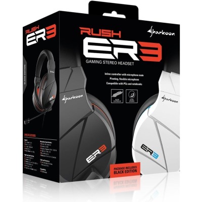 SHARKOON CUFFIE STEREO GAMING HEADSET Sharkoon Rush ER3 jack 3.5